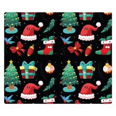 Christmas Pattern Flano Blanket (small)