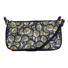 Gong Instrument Motif Pattern Shoulder Clutch Bag by dflcprintsclothing