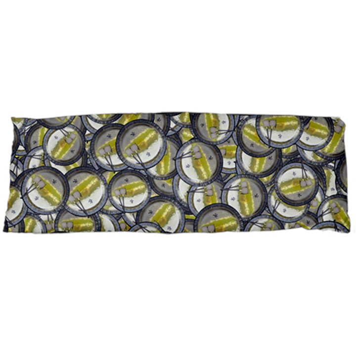 Gong Instrument Motif Pattern Body Pillow Case (Dakimakura)