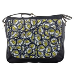 Gong Instrument Motif Pattern Messenger Bag by dflcprintsclothing