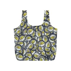 Gong Instrument Motif Pattern Full Print Recycle Bag (s) by dflcprintsclothing