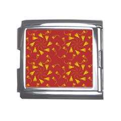 Background Pattern Texture Design Mega Link Italian Charm (18mm) by Ravend