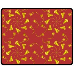 Background Pattern Texture Design Fleece Blanket (medium) by Ravend