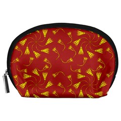 Background Pattern Texture Design Accessory Pouch (large) by Ravend