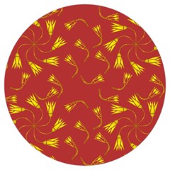 Background Pattern Texture Design Round Trivet by Ravend