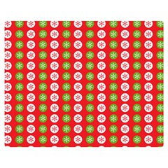 Festive Pattern Christmas Holiday Flano Blanket (medium) by Ravend