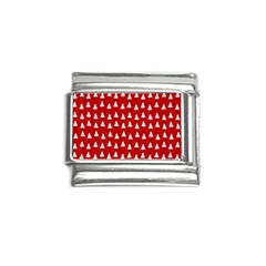 White Christmas Tree Red Italian Charm (9mm) by TetiBright