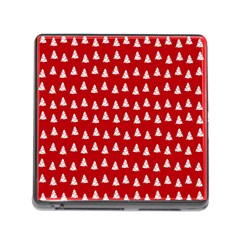 White Christmas Tree Red Memory Card Reader (square 5 Slot) by TetiBright