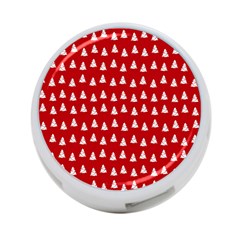 White Christmas Tree Red 4-port Usb Hub (two Sides) by TetiBright