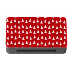 White Christmas Tree Red Memory Card Reader With Cf by TetiBright