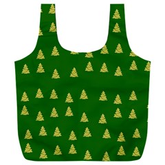 Green Christmas Trees Green Full Print Recycle Bag (xxxl)