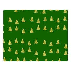 Green Christmas Trees Green Flano Blanket (large) by TetiBright