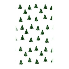 Green Christmas Trees White Memory Card Reader (rectangular)