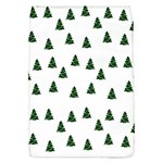 Green Christmas Trees White Removable Flap Cover (L) Front