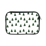 Green Christmas Trees White Apple iPad Mini Zipper Cases Front