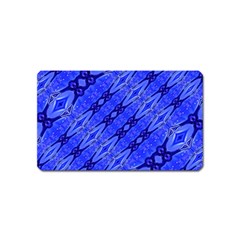 Abstract Tech Modern Pattern Magnet (name Card) by dflcprintsclothing