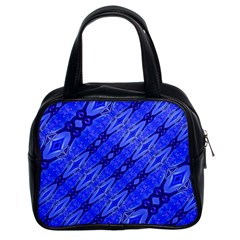 Abstract Tech Modern Pattern Classic Handbag (two Sides) by dflcprintsclothing