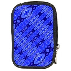 Abstract Tech Modern Pattern Compact Camera Leather Case by dflcprintsclothing