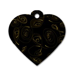 Fish 711 Dog Tag Heart (two Sides) by Mazipoodles