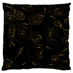 Fish 711 Large Flano Cushion Case (one Side) by Mazipoodles