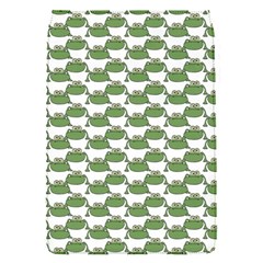 Funny Frog Cartoon Drawing Motif Pattern Removable Flap Cover (s) by dflcprintsclothing