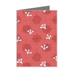 Background Graphic Wallpaper Decor Backdrop Design Art Pink Mini Greeting Card