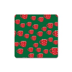 Christmas Coffee Square Magnet by designsbymallika