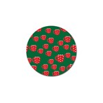 Christmas Coffee Golf Ball Marker (4 pack) Front