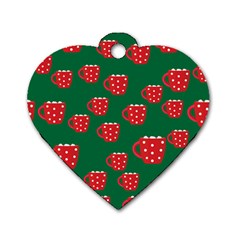 Christmas Coffee Dog Tag Heart (one Side)