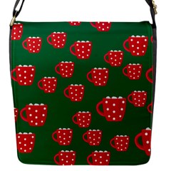 Christmas Coffee Flap Closure Messenger Bag (s)