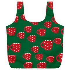 Christmas Coffee Full Print Recycle Bag (xl) by designsbymallika