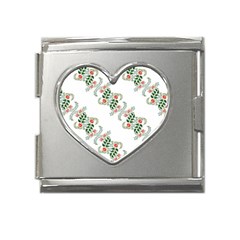 Background Ornamental Pattern Graphic Seamless Mega Link Heart Italian Charm (18mm) by Pakemis