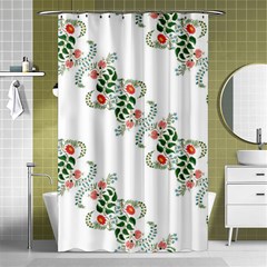 Background Ornamental Pattern Graphic Seamless Shower Curtain 48  X 72  (small)  by Pakemis