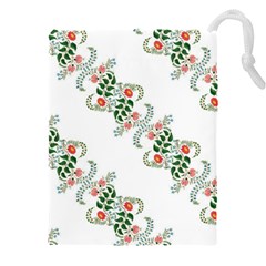 Background Ornamental Pattern Graphic Seamless Drawstring Pouch (5xl) by Pakemis