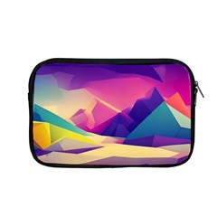 Abstract Geometric Landscape Art 3d Render Apple Macbook Pro 13  Zipper Case by Pakemis