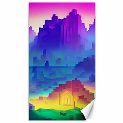 Abstract Geometric Landscape Art 3d Canvas 40  X 72  by Pakemis