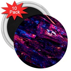 Space Futuristic Shiny Abstraction 3  Magnets (10 pack) 