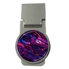 Space Futuristic Shiny Abstraction Money Clips (Round) 