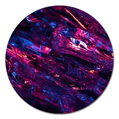 Space Futuristic Shiny Abstraction Magnet 5  (Round)