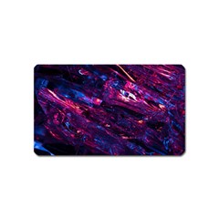 Space Futuristic Shiny Abstraction Magnet (Name Card)