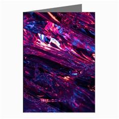 Space Futuristic Shiny Abstraction Greeting Cards (pkg Of 8) by Pakemis