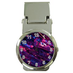 Space Futuristic Shiny Abstraction Money Clip Watches