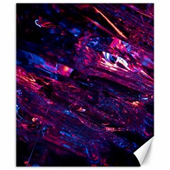 Space Futuristic Shiny Abstraction Canvas 8  x 10 