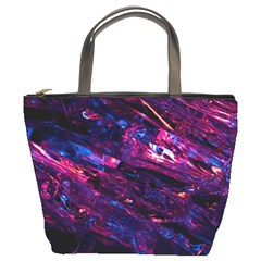 Space Futuristic Shiny Abstraction Bucket Bag by Pakemis