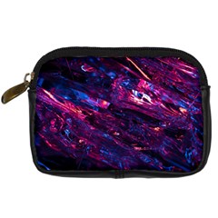 Space Futuristic Shiny Abstraction Digital Camera Leather Case