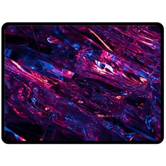 Space Futuristic Shiny Abstraction Fleece Blanket (Large)