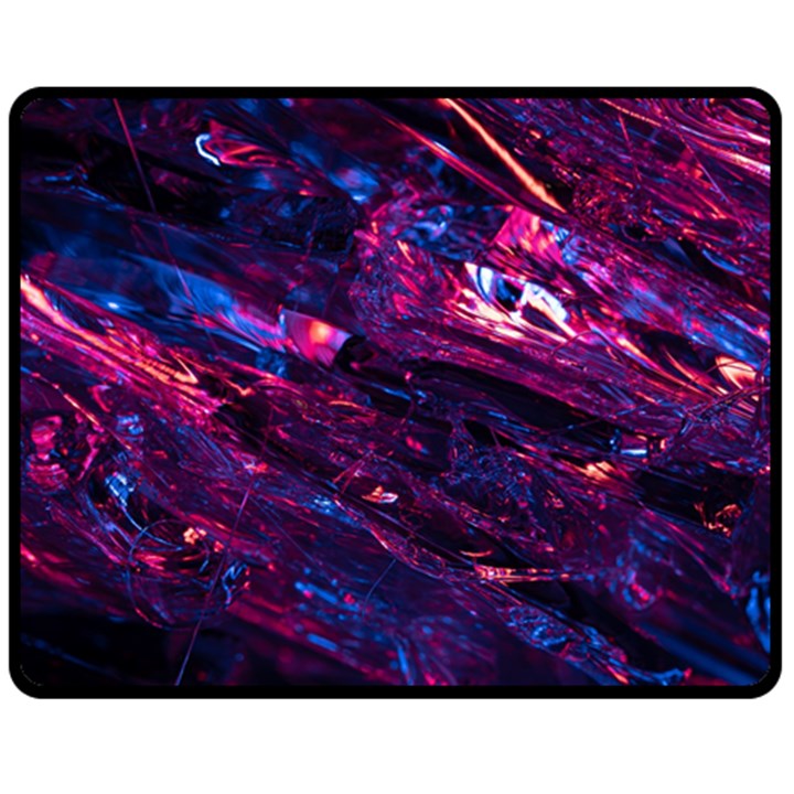 Space Futuristic Shiny Abstraction Fleece Blanket (Medium)