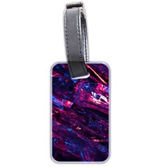 Space Futuristic Shiny Abstraction Luggage Tag (two sides)