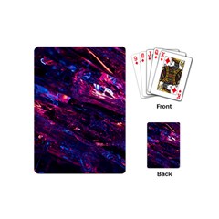 Space Futuristic Shiny Abstraction Playing Cards Single Design (Mini)