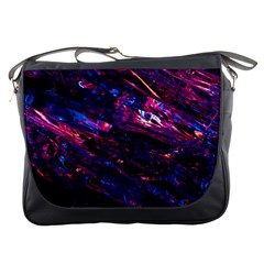 Space Futuristic Shiny Abstraction Messenger Bag